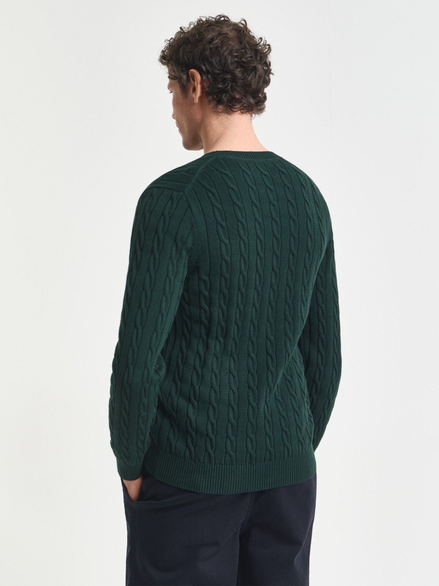 Camisola em Malha Trançada