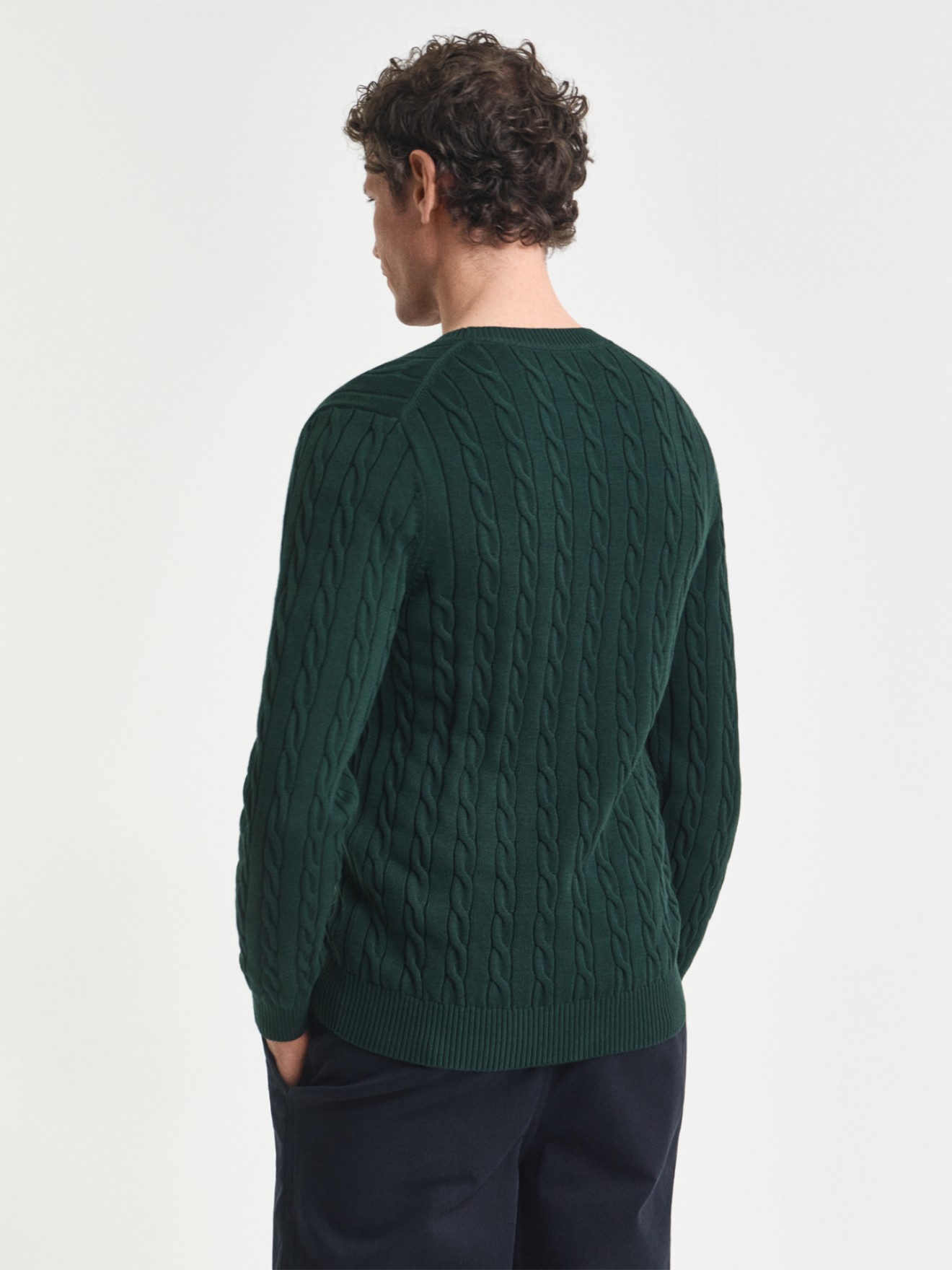 Camisola em Malha Trançada