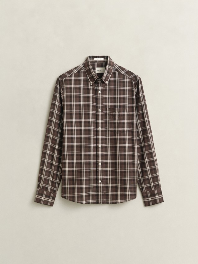 Camisa Regular Fit aos Quadrados