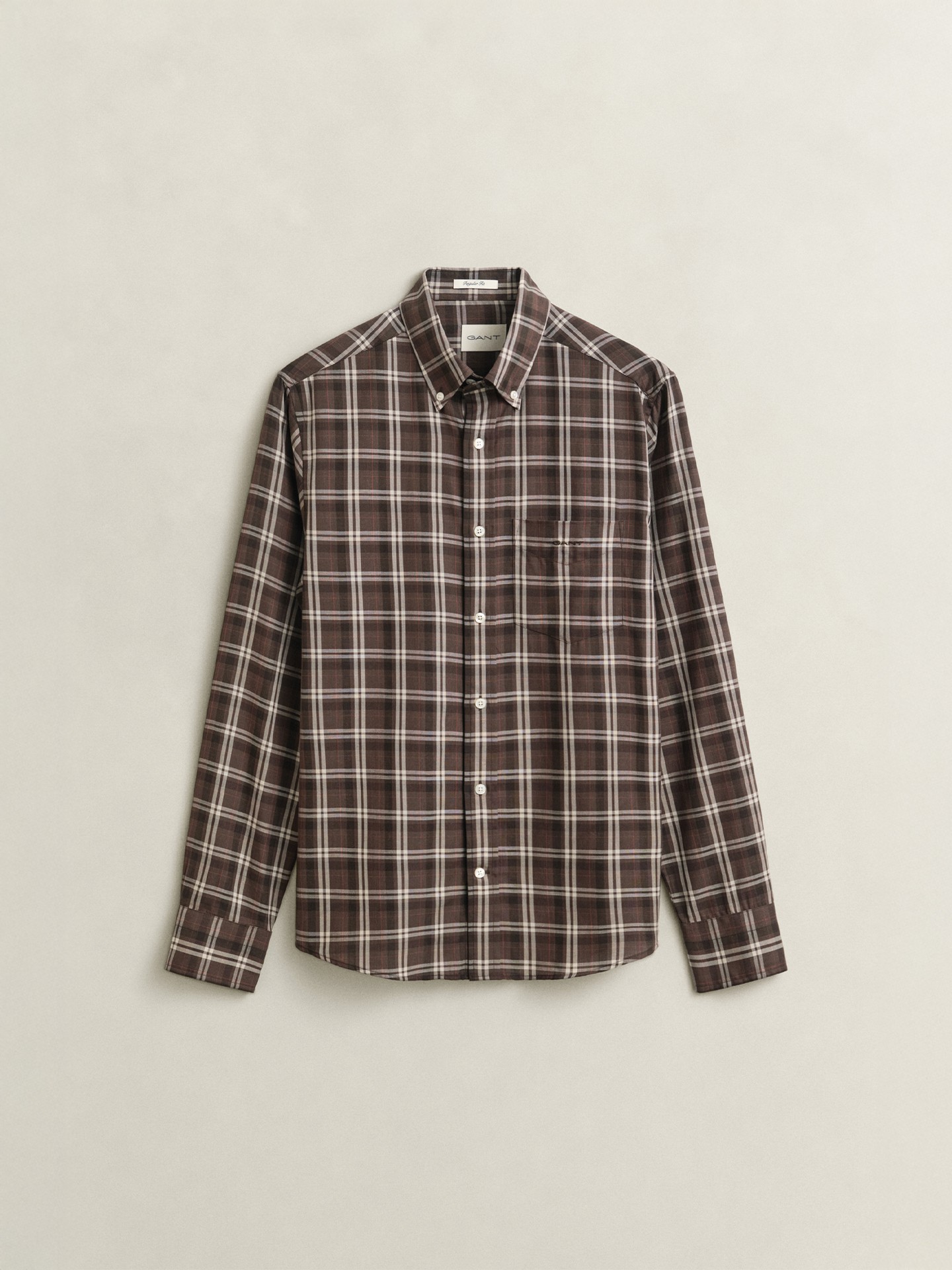Camisa Regular Fit aos Quadrados