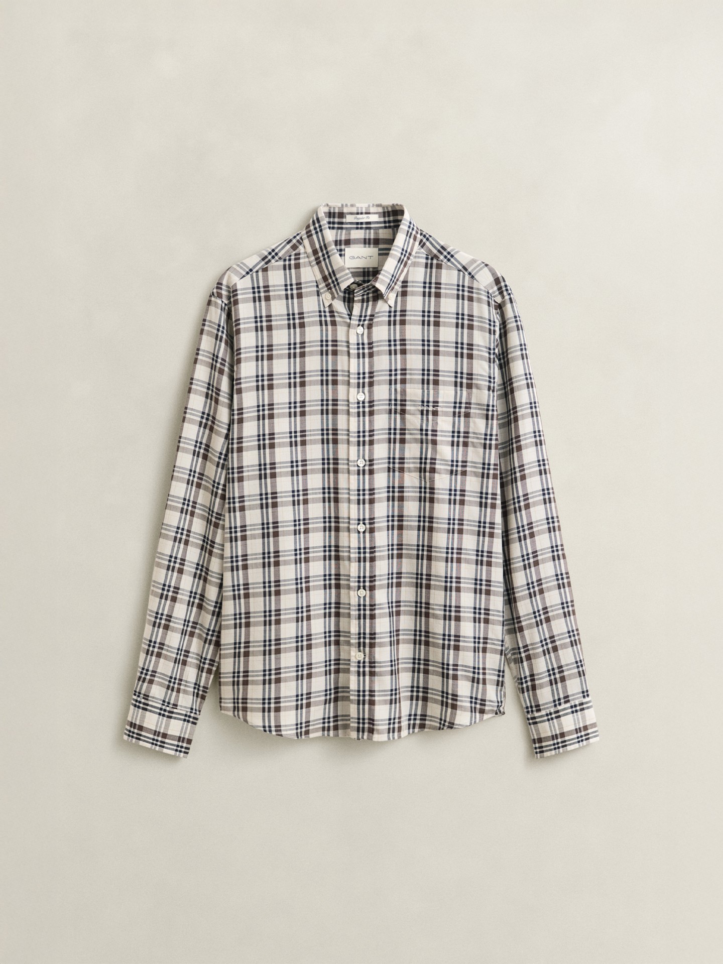 Camisa Regular Fit aos Quadrados