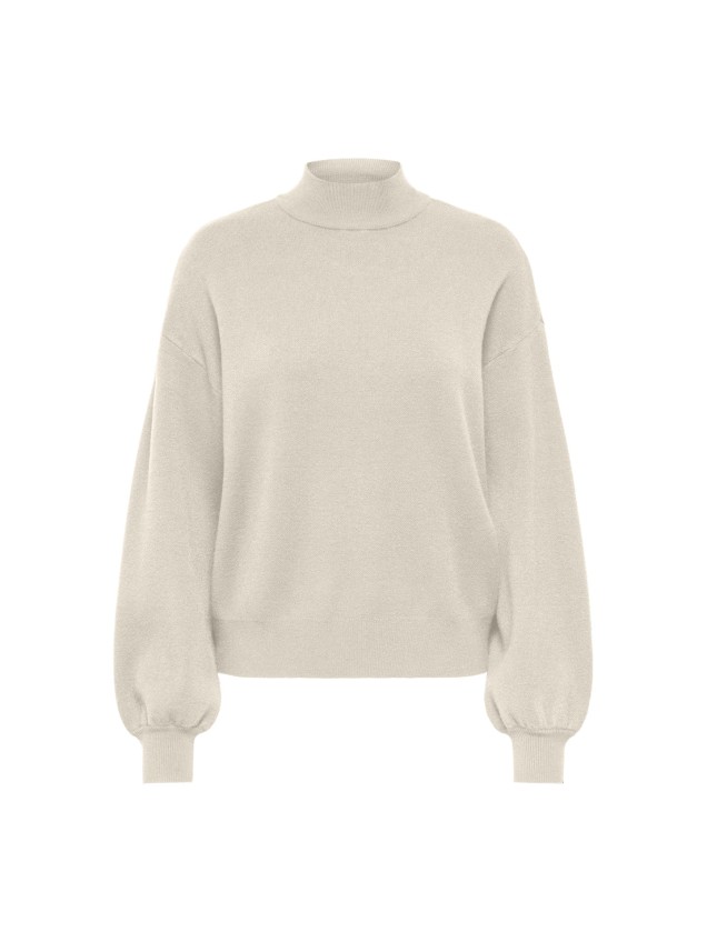 Camisola de Malha com Gola Subida