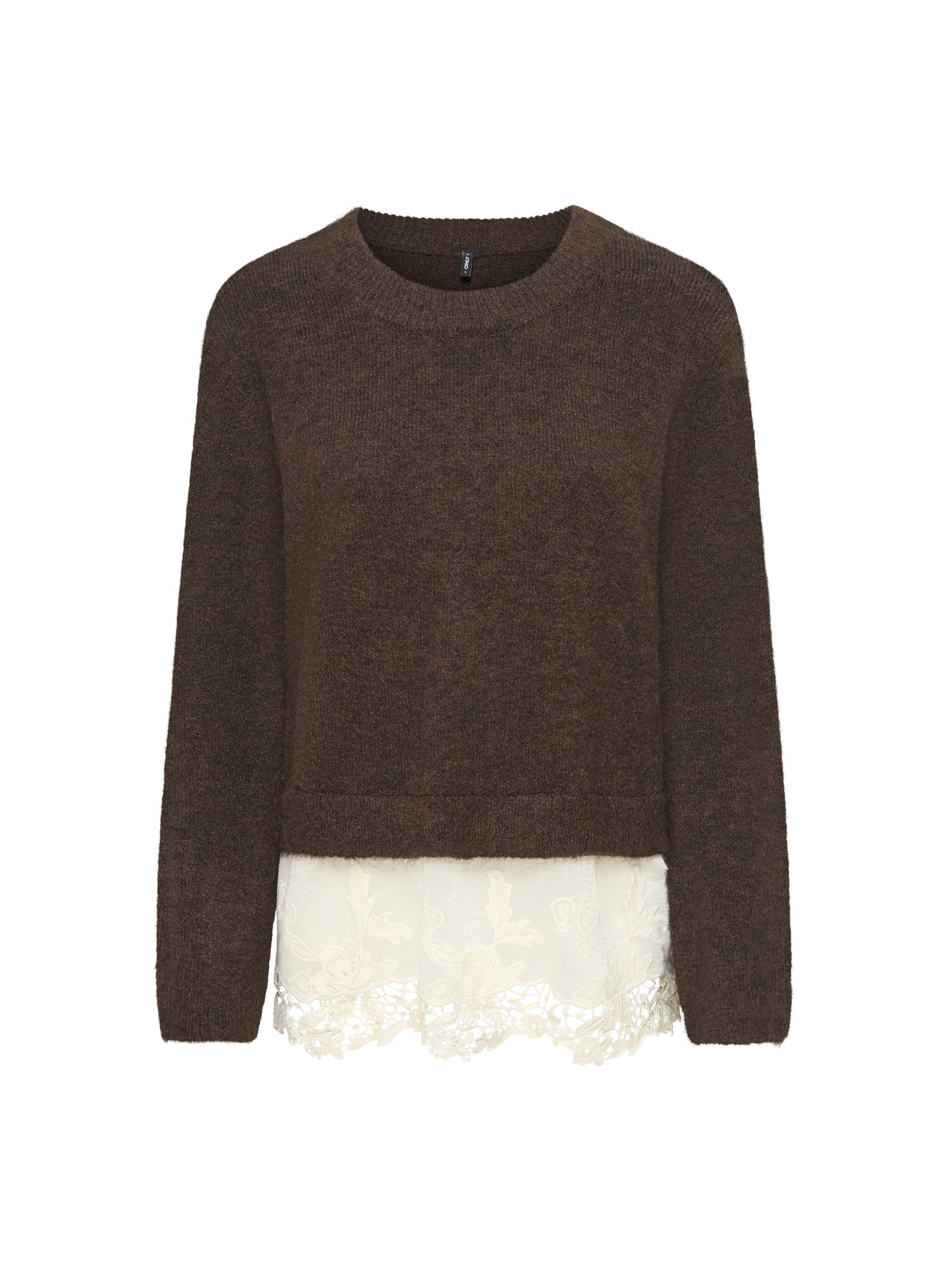 Camisola de Malha com Renda