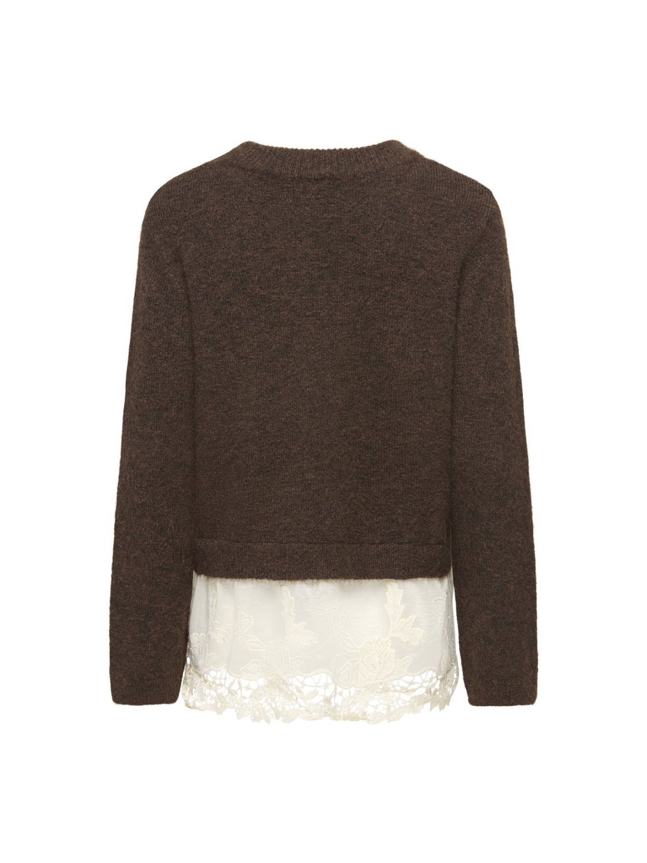 Camisola de Malha com Renda