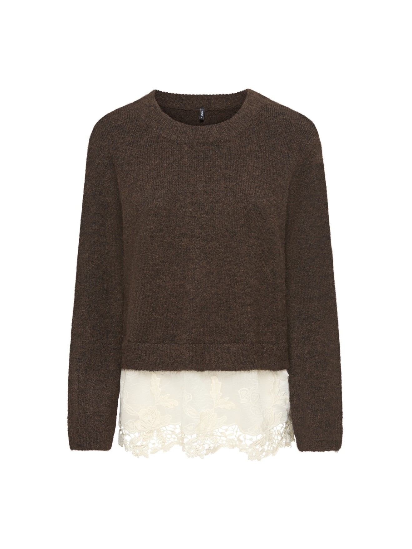 Camisola de Malha com Renda