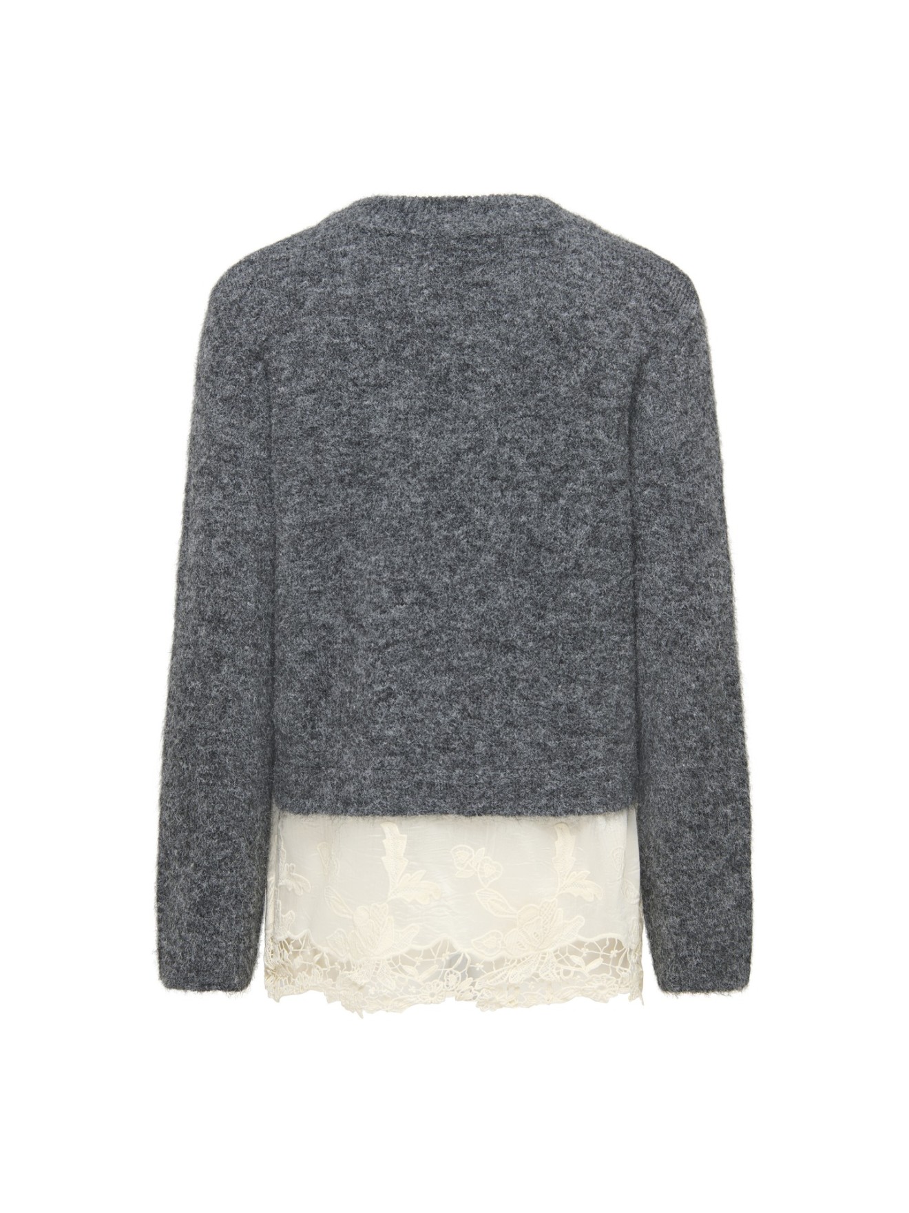Camisola de Malha com Renda