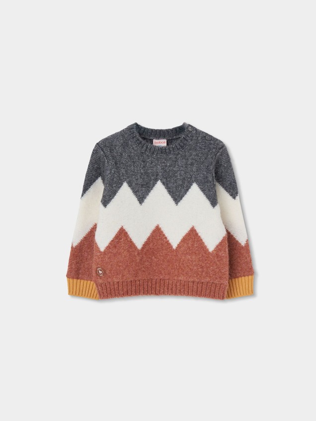 Camisola de Malha com Padrão