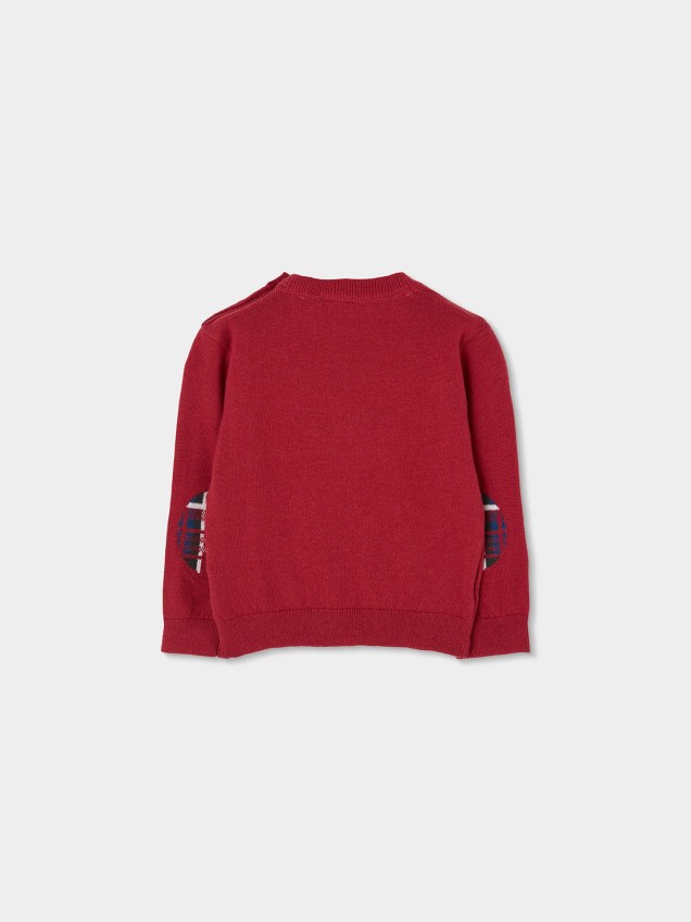 Camisola de Malha com Botões no Ombro
