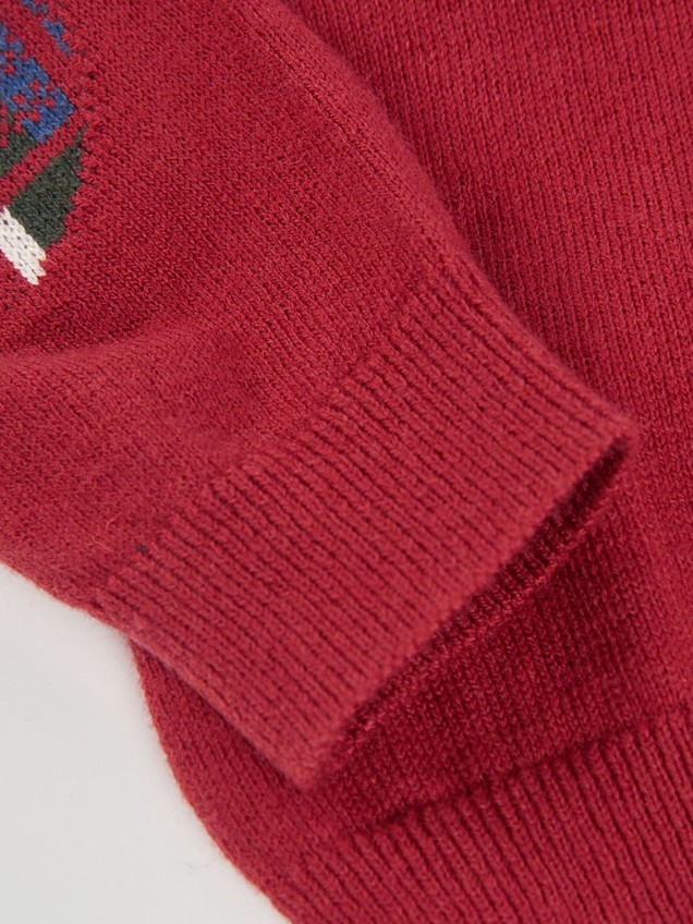 Camisola de Malha com Botões no Ombro