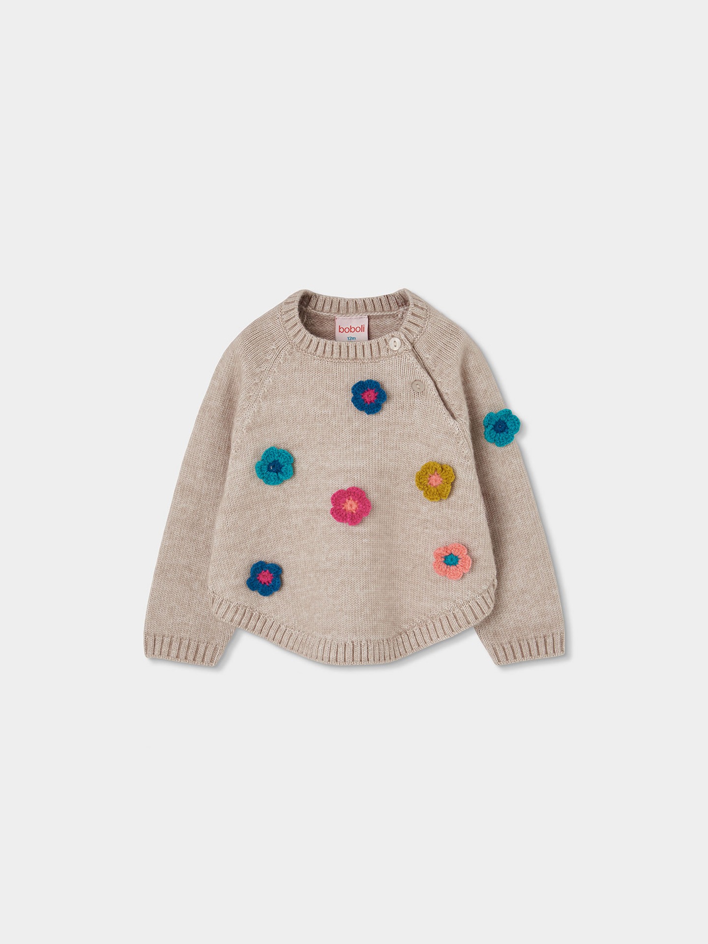 Camisola de Malha com Gola Redonda