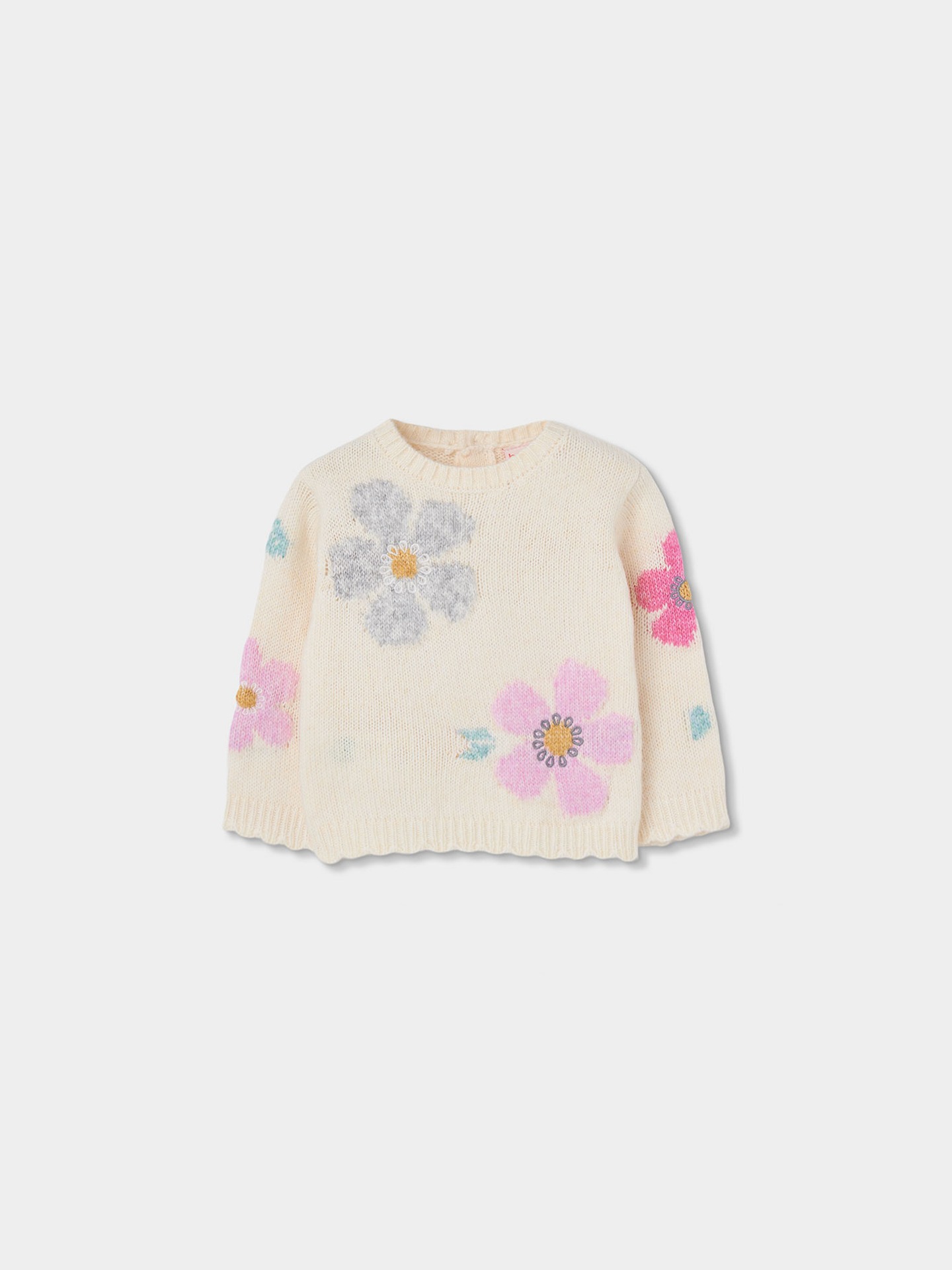 Camisola de Malha com Gola Redonda