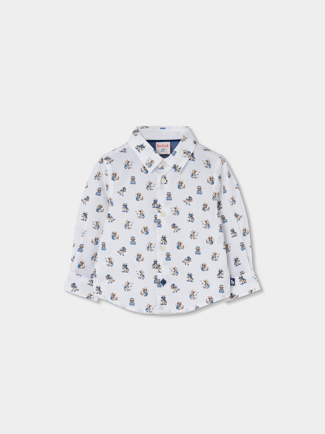 Camisa Estampada de Manga Comprida