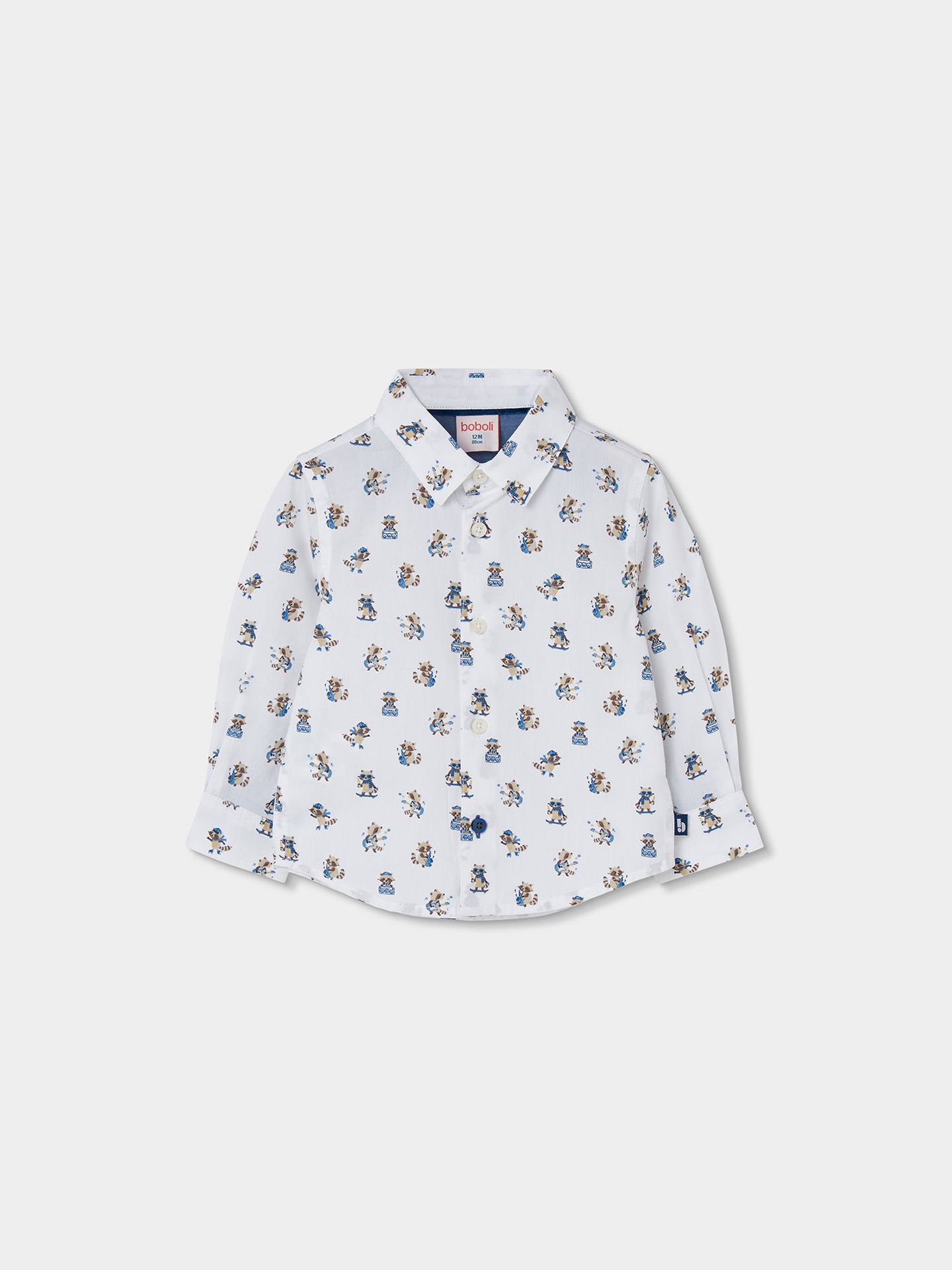 Camisa Estampada de Manga Comprida