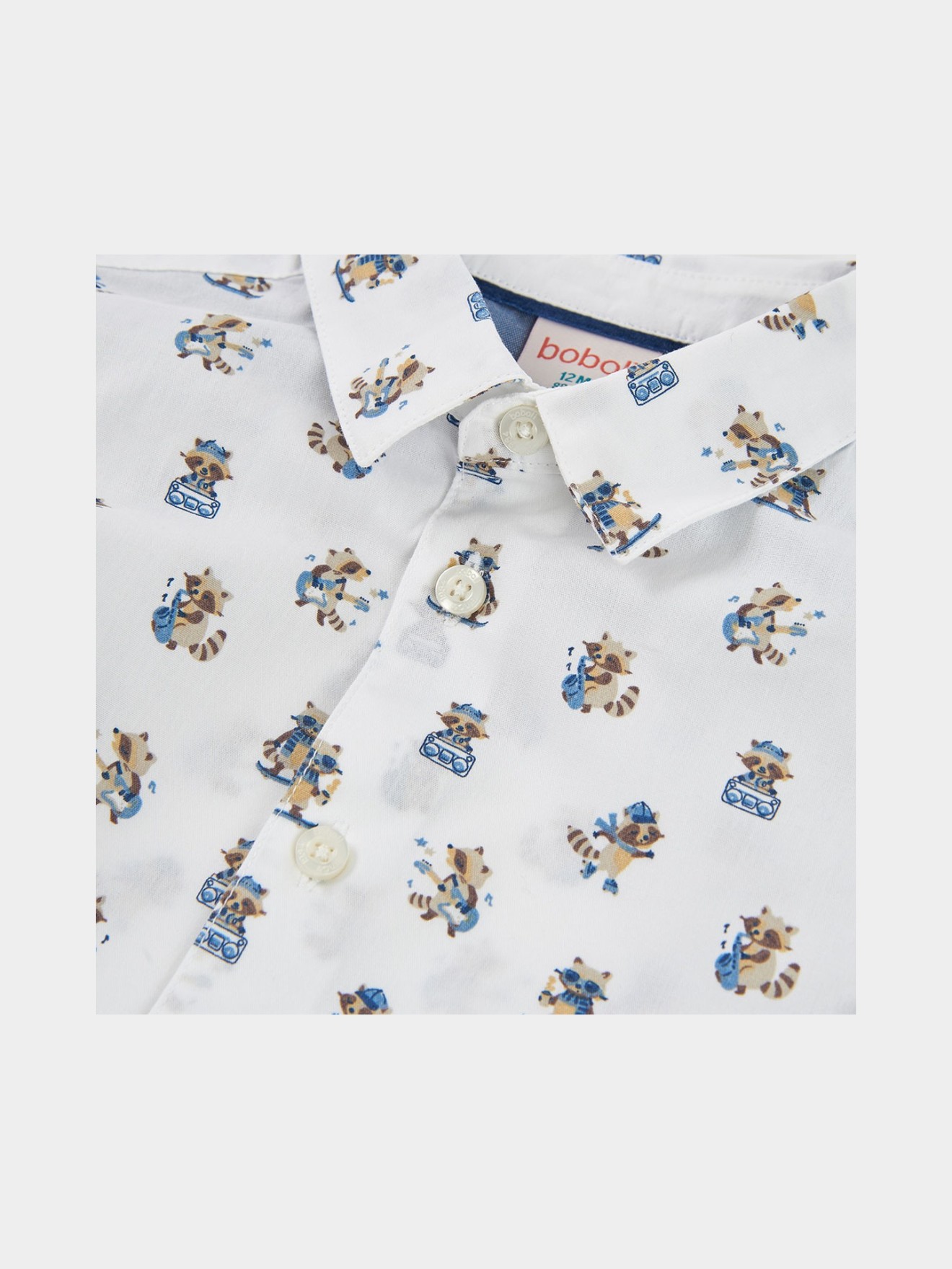 Camisa Estampada de Manga Comprida