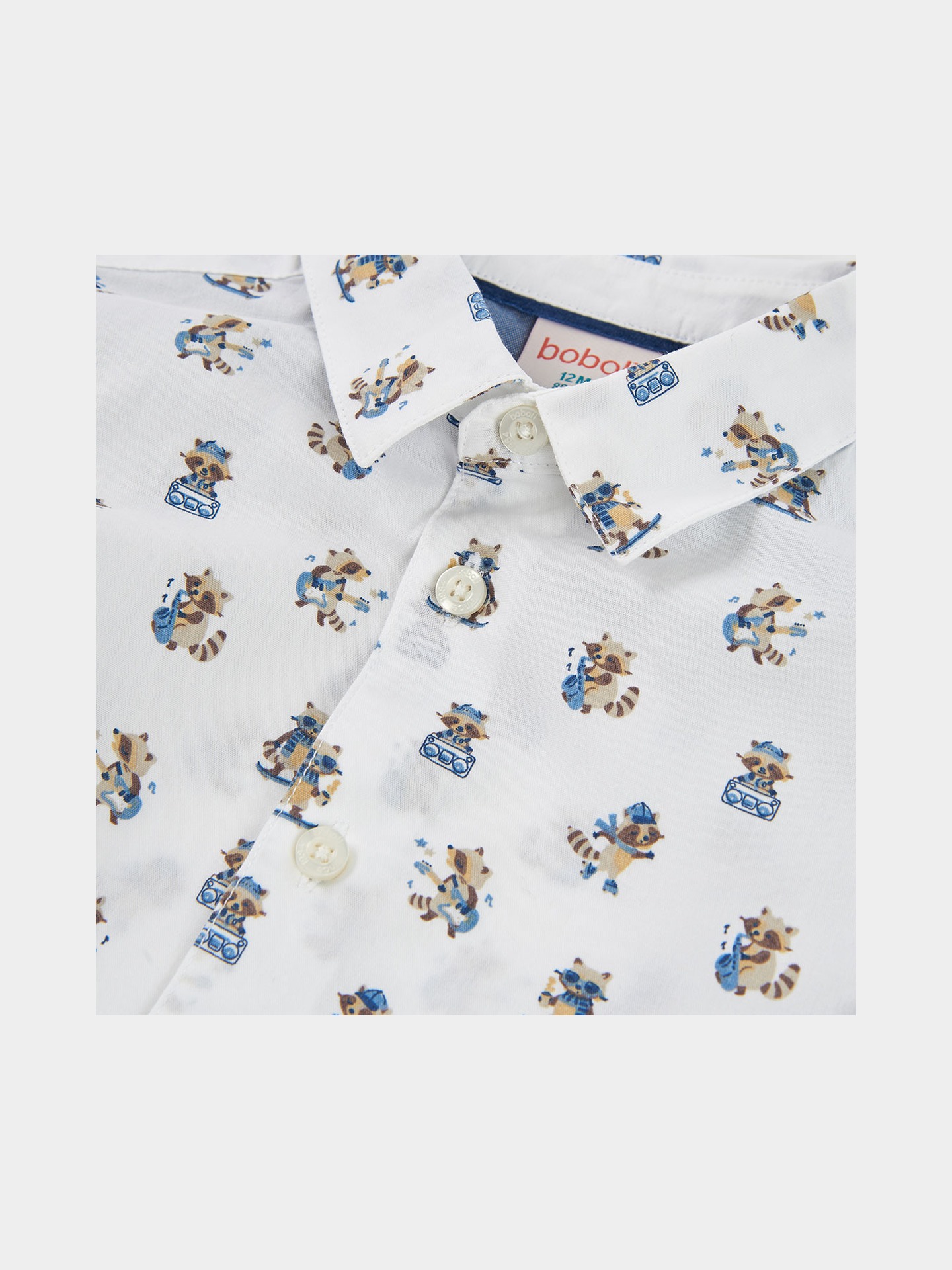 Camisa Estampada de Manga Comprida