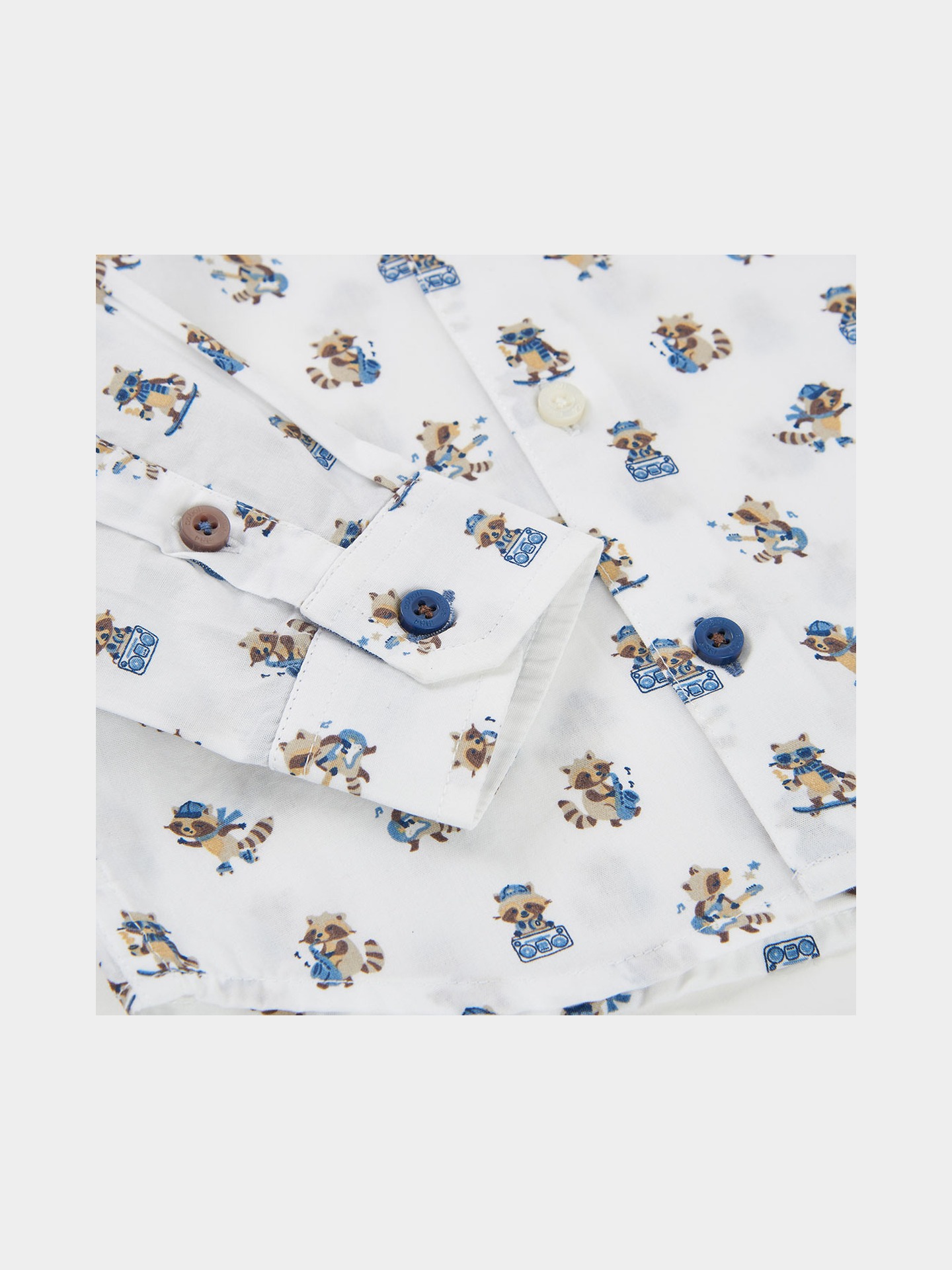 Camisa Estampada de Manga Comprida