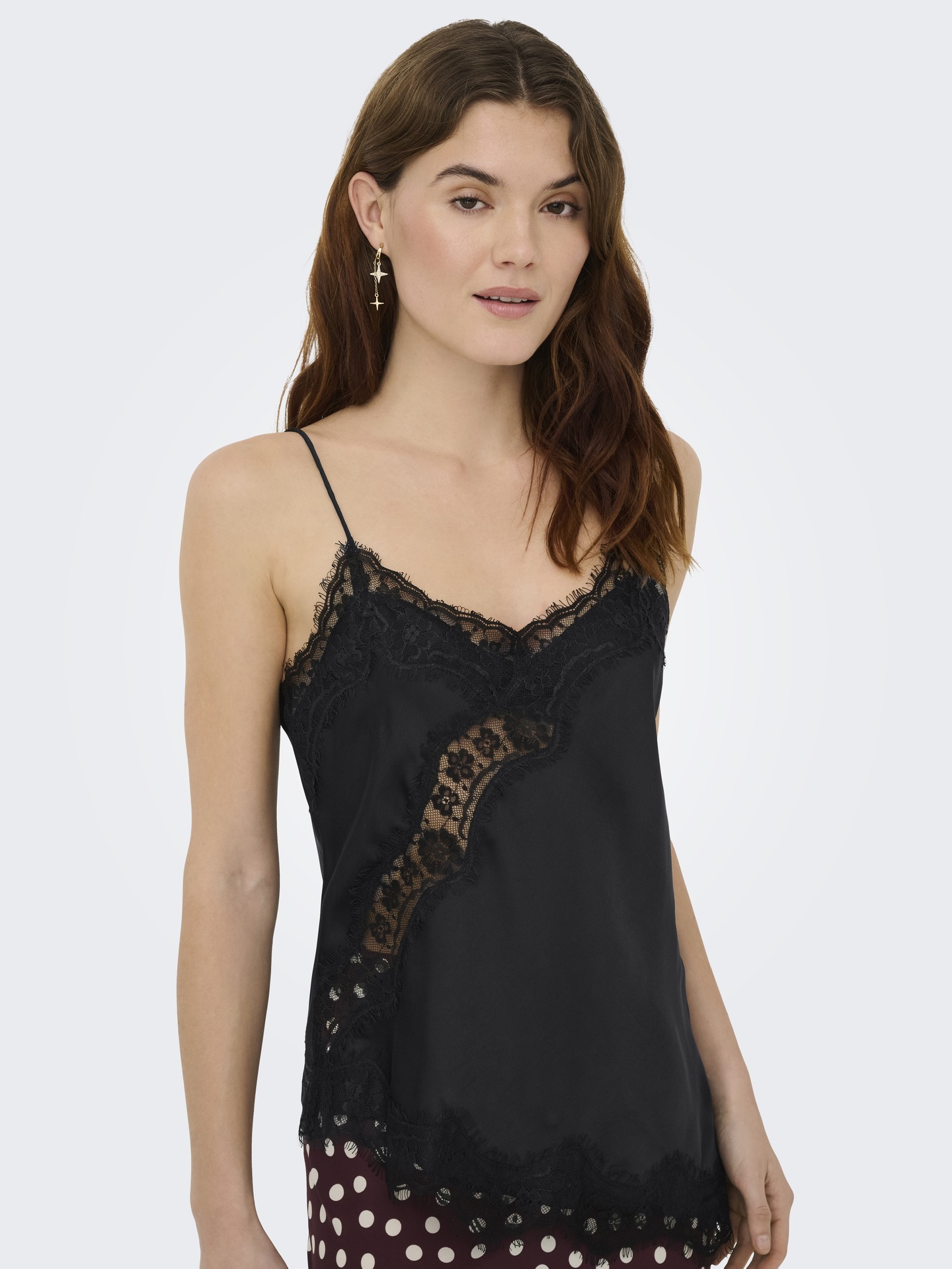 Top de Alças com Renda