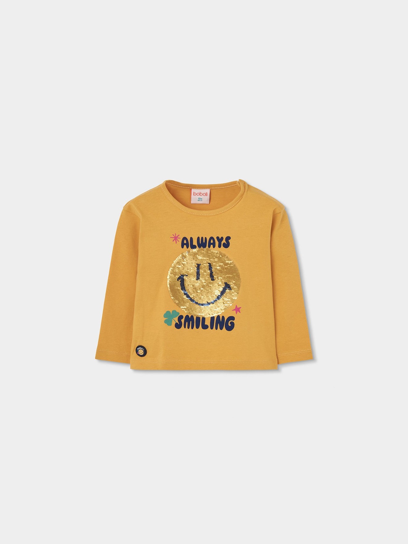 Camisola de Manga Comprida com Lantejoulas