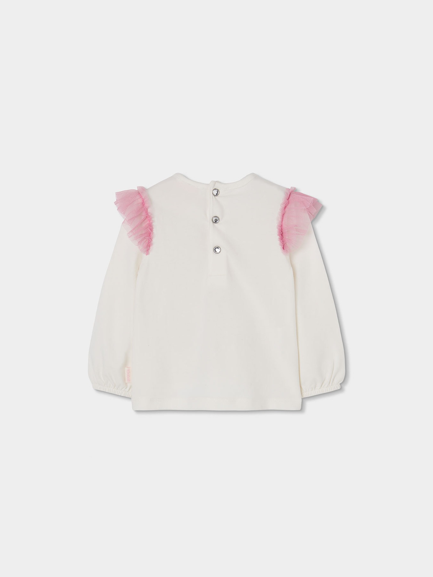 Camisola de Manga Comprida com Folhos