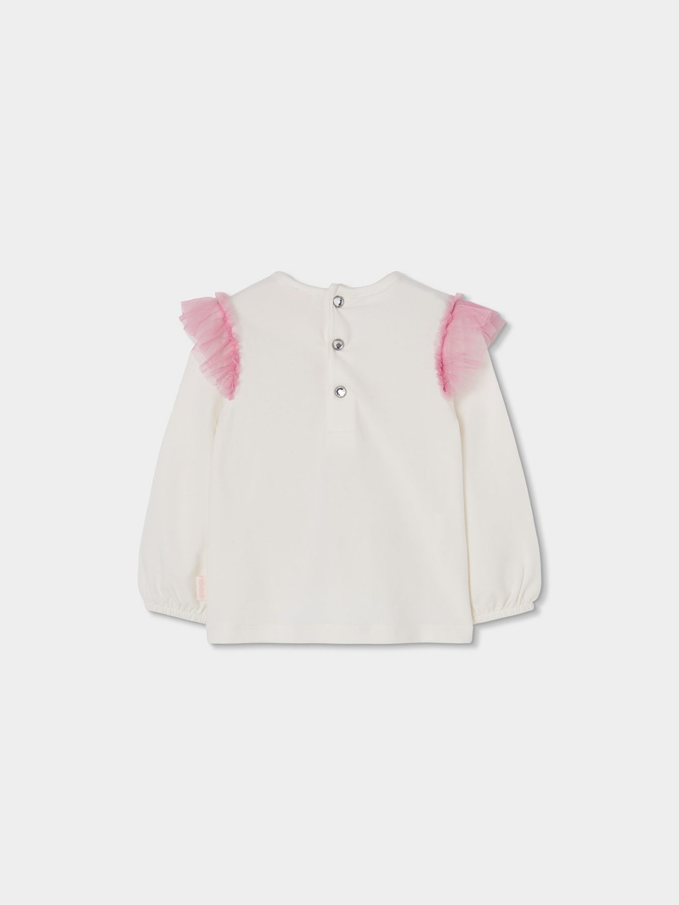 Camisola de Manga Comprida com Folhos