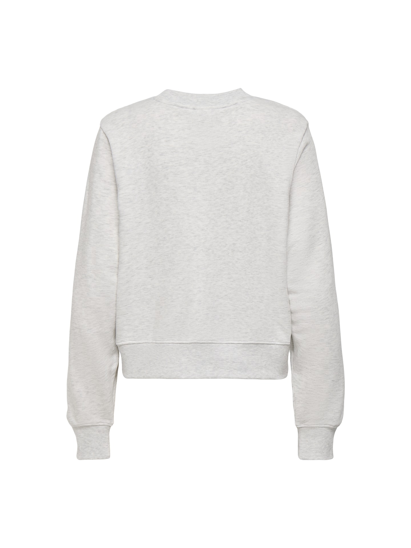 Sweatshirt com Gola Redonda e Estampado