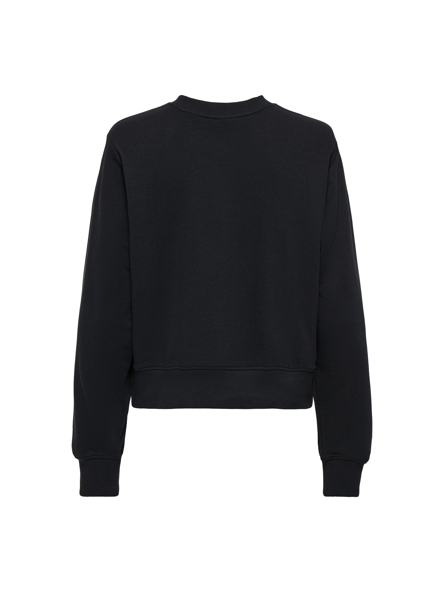 Sweatshirt com Gola Redonda e Estampado