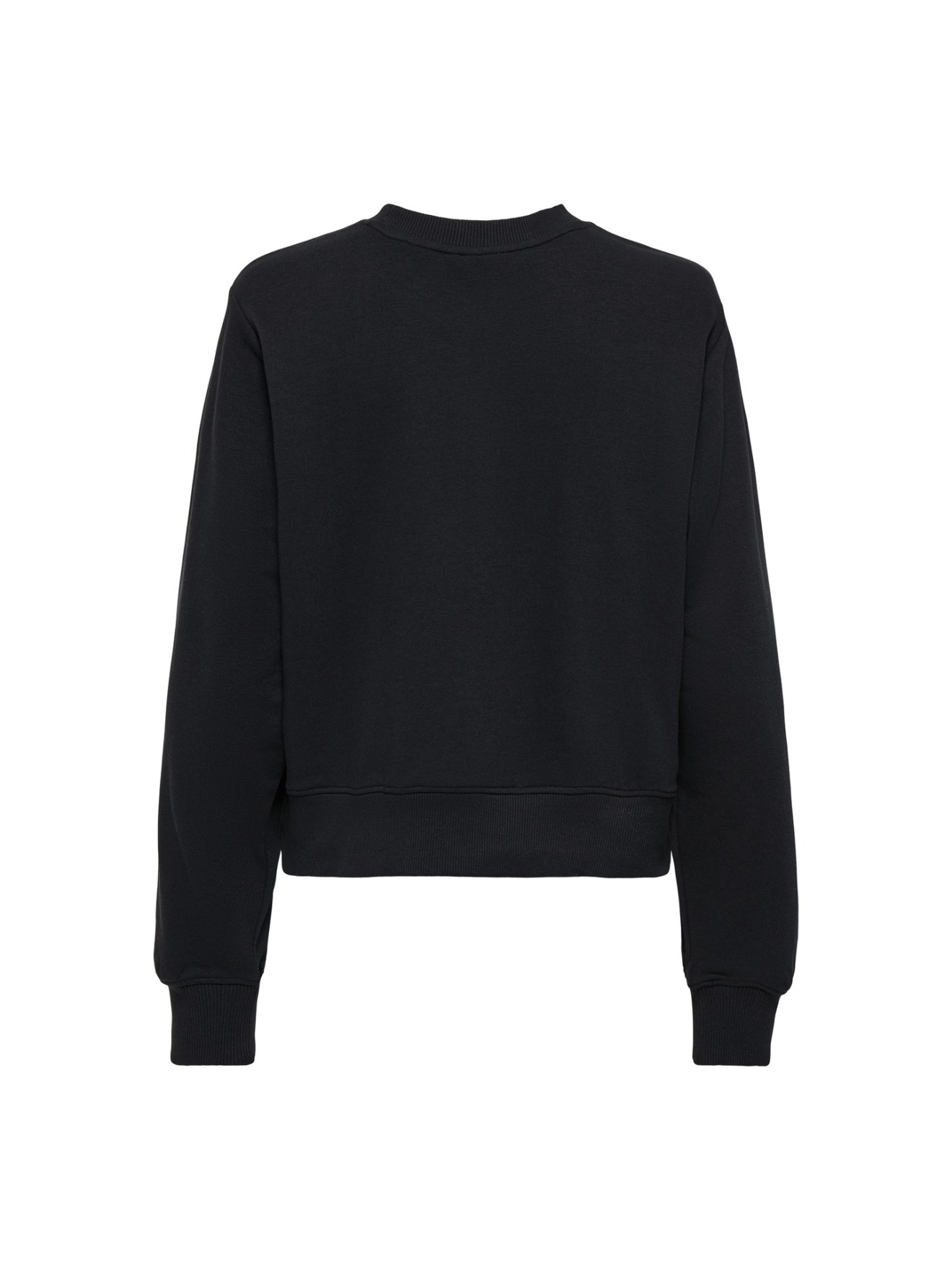 Sweatshirt com Gola Redonda e Estampado