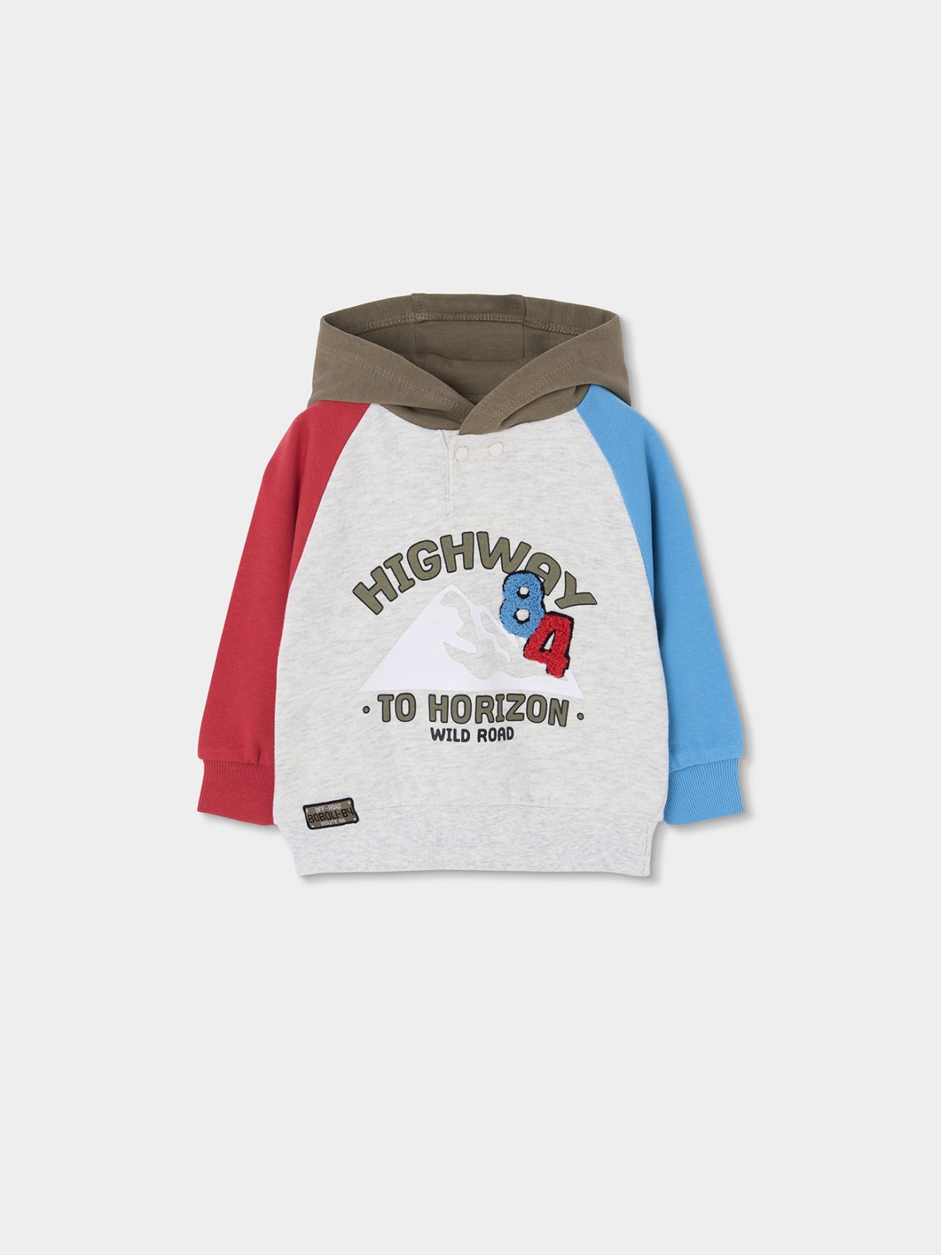 Sweatshirt em Algodão com Capuz