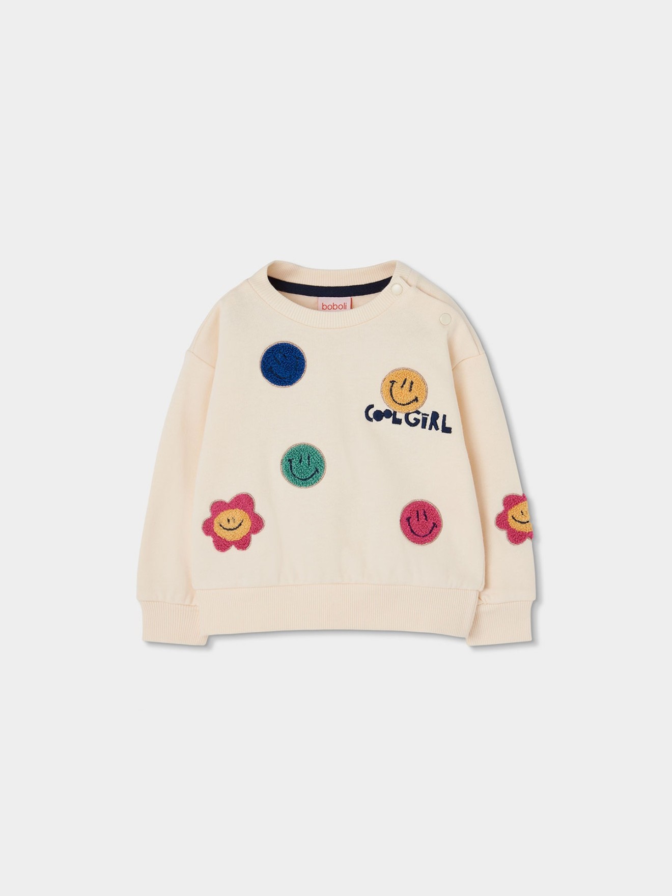 Sweatshirt com Aplicações