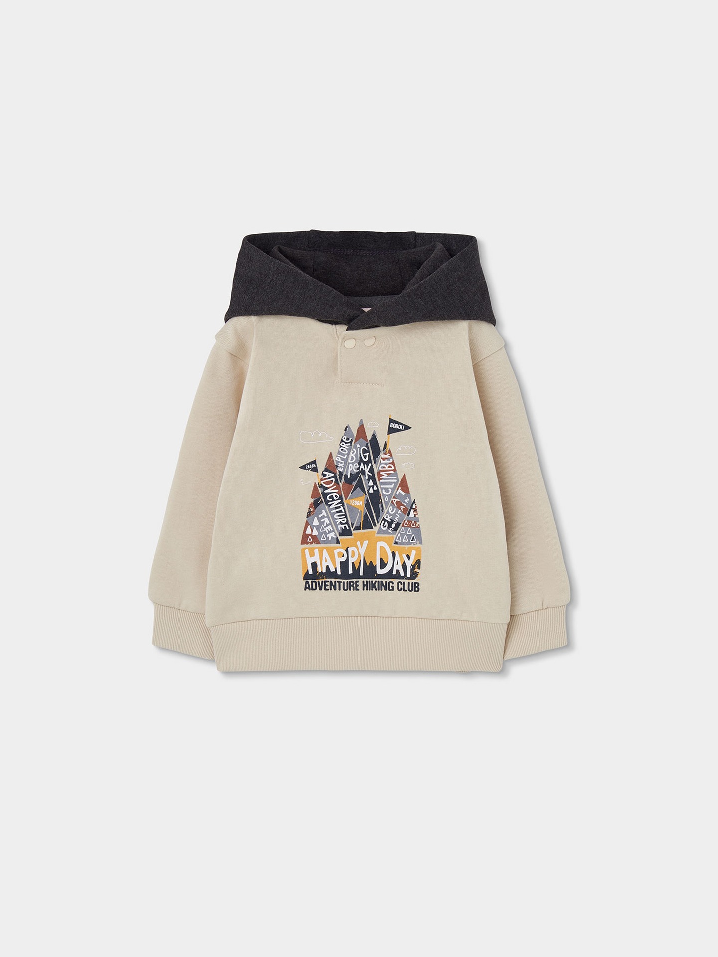 Fato de Treino com Capuz e Estampado