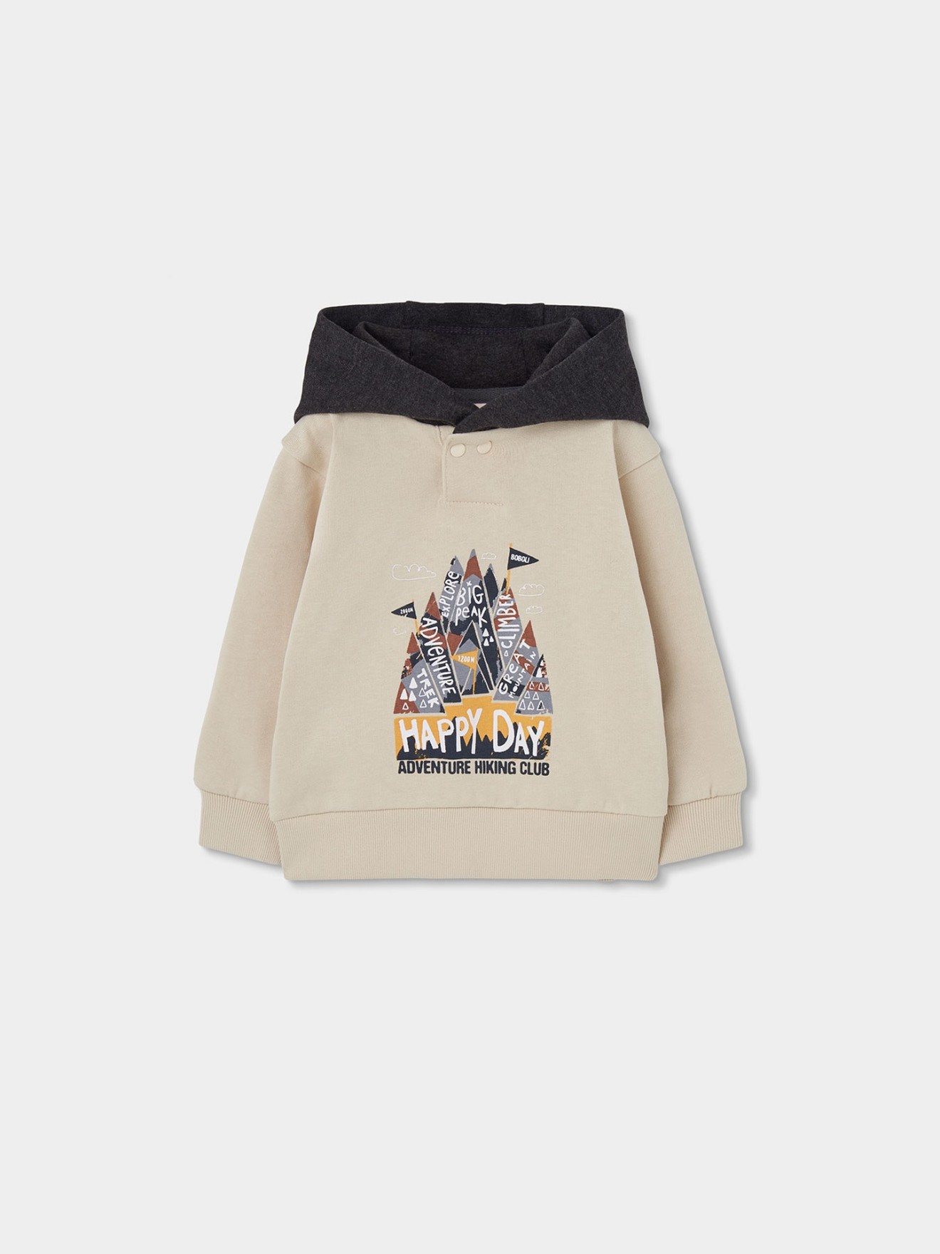 Fato de Treino com Capuz e Estampado