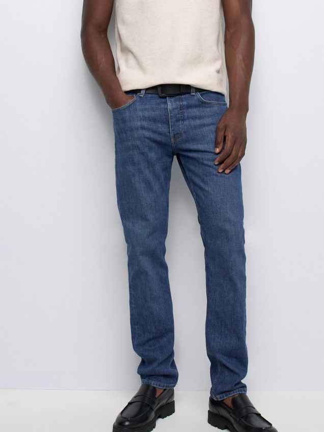 Calças de Ganga Slim Fit