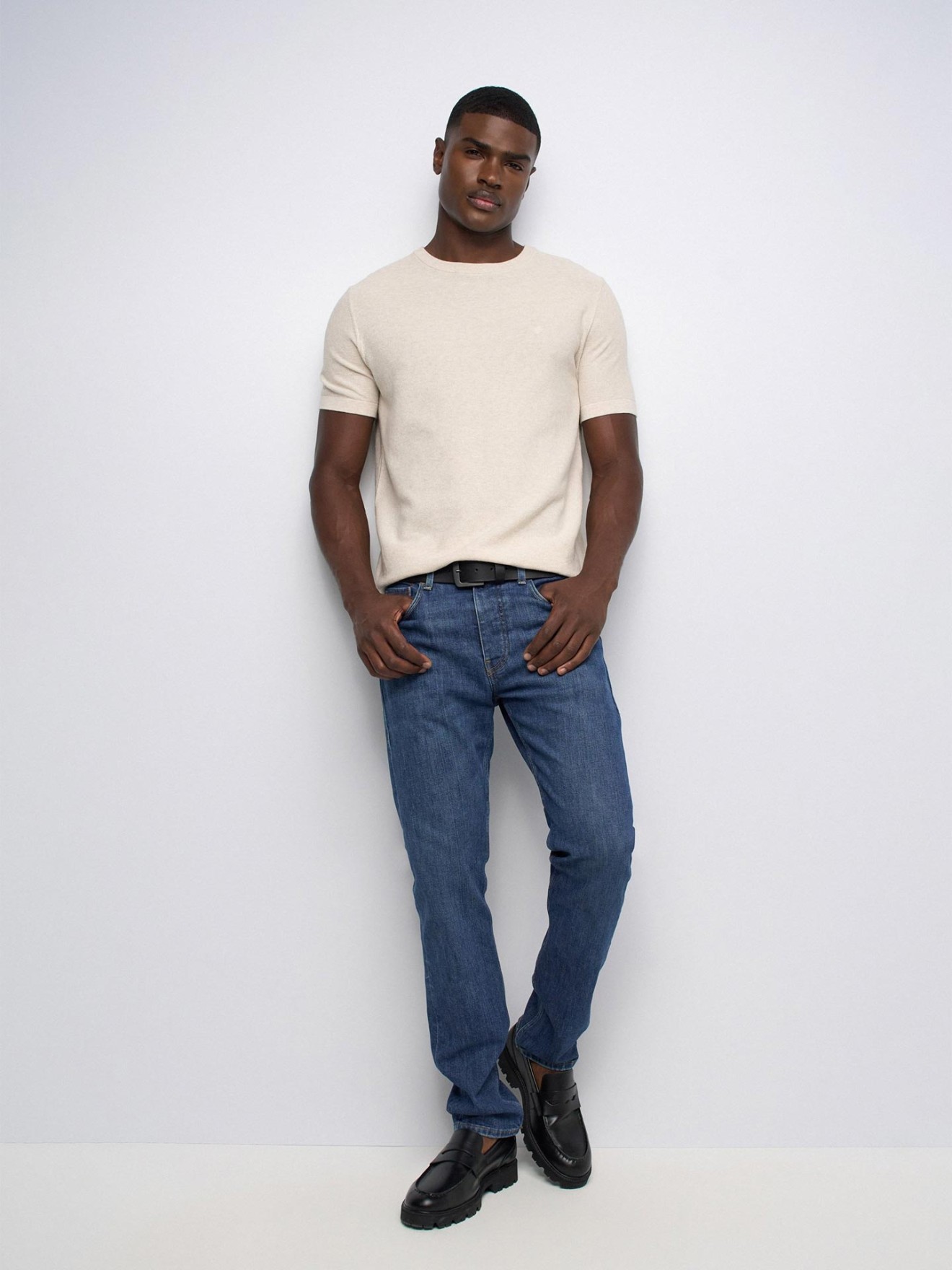 Calças de Ganga Slim Fit