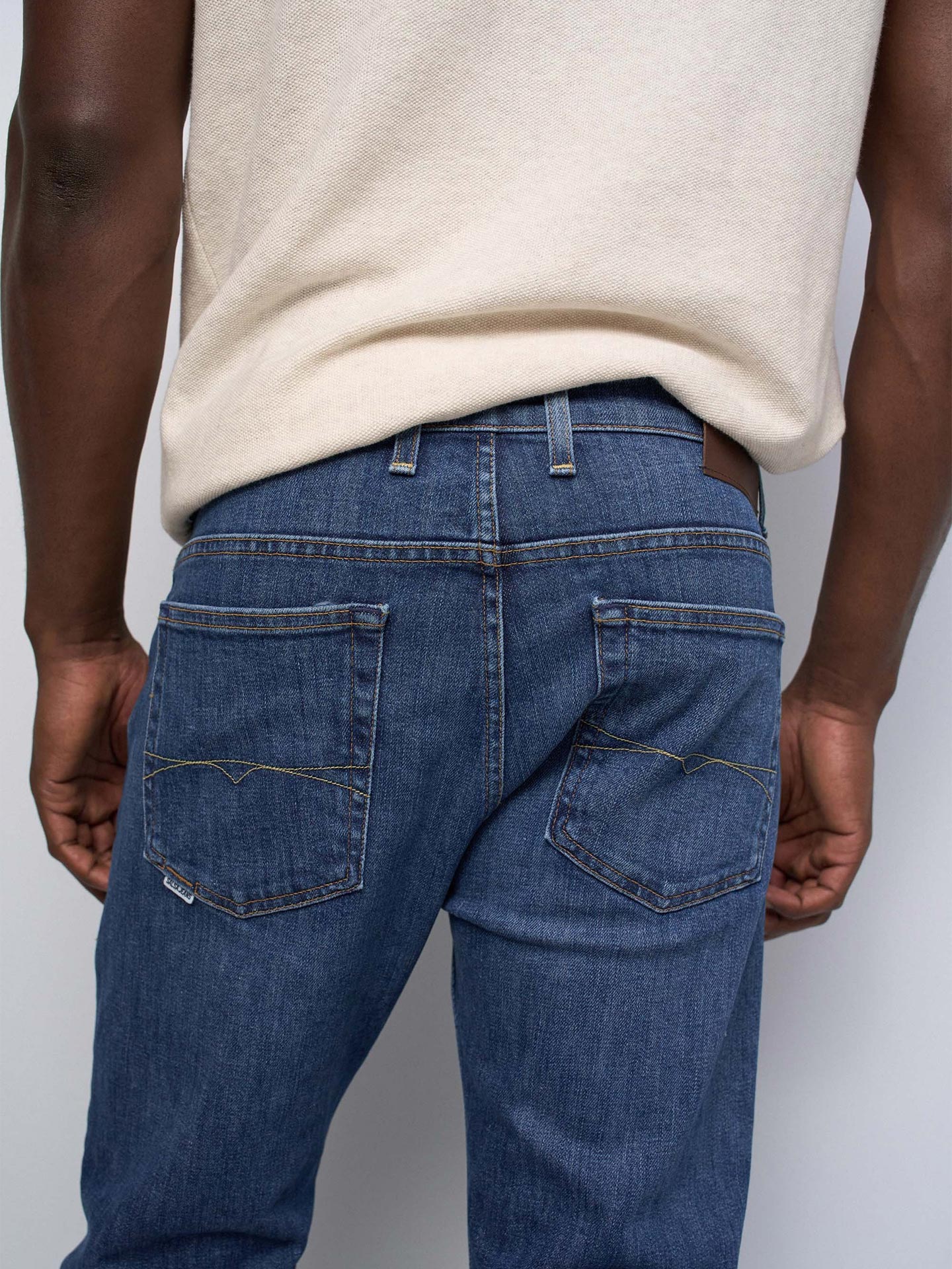 Calças de Ganga Slim Fit