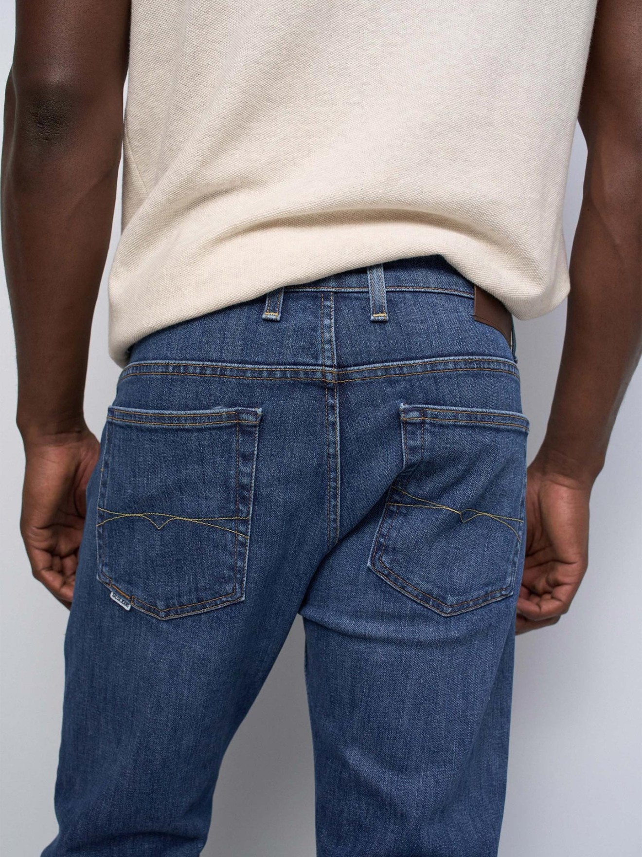 Calças de Ganga Slim Fit