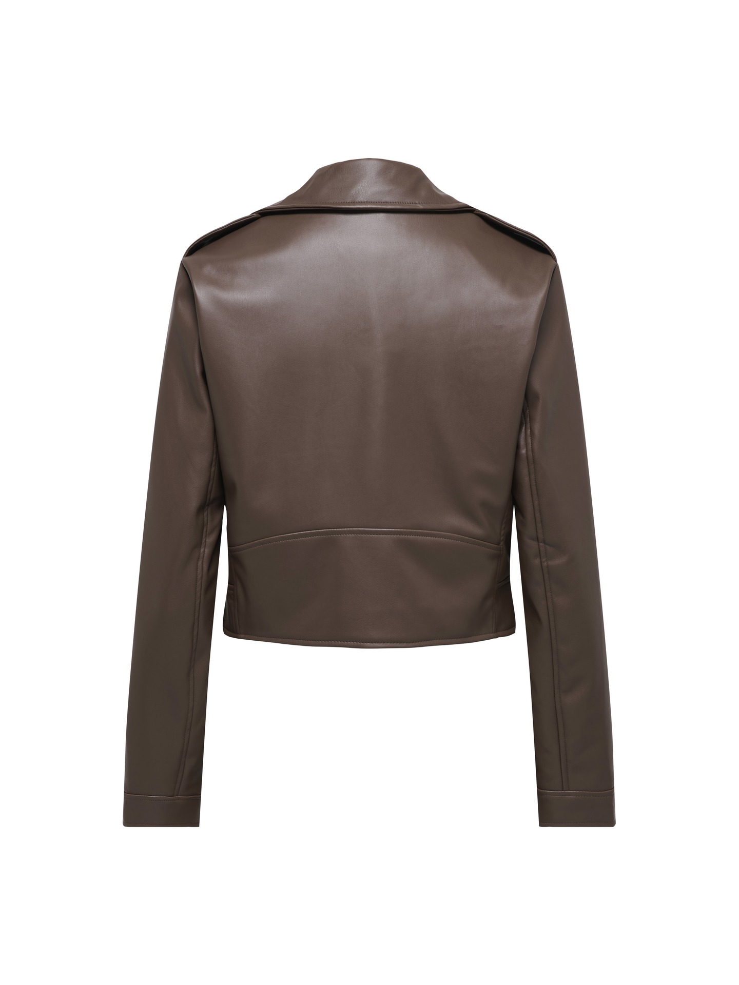 Blusão Estilo Biker com Fecho de Correr