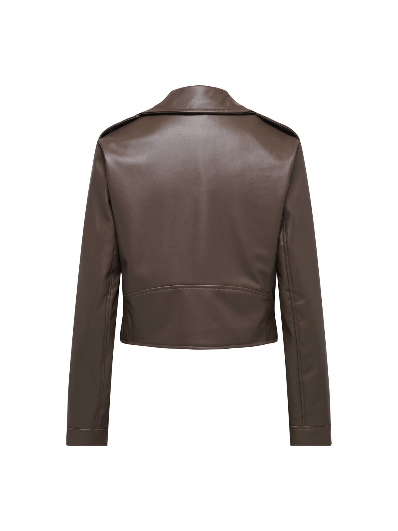 Blusão Estilo Biker com Fecho de Correr