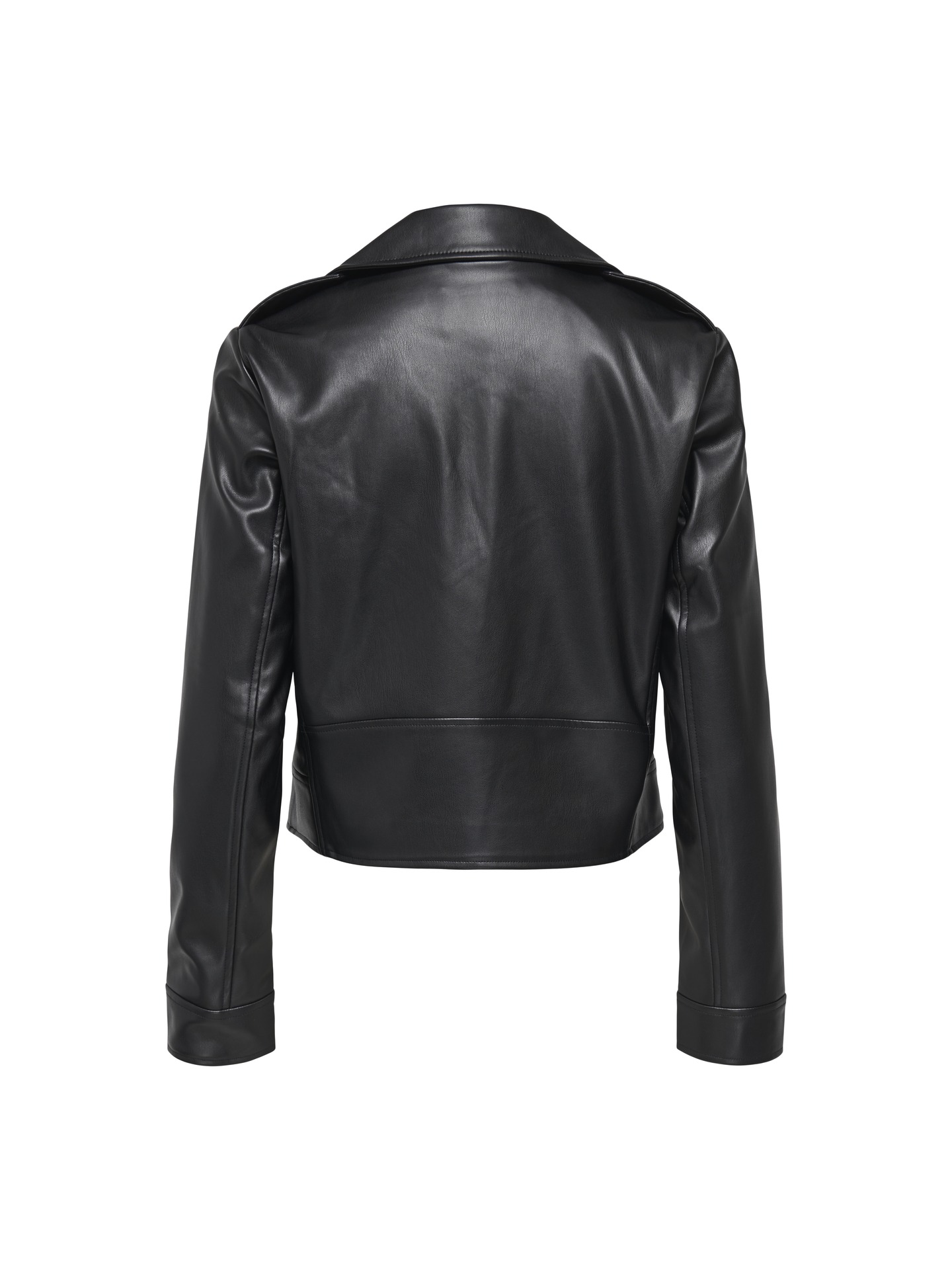 Blusão Estilo Biker com Fecho de Correr