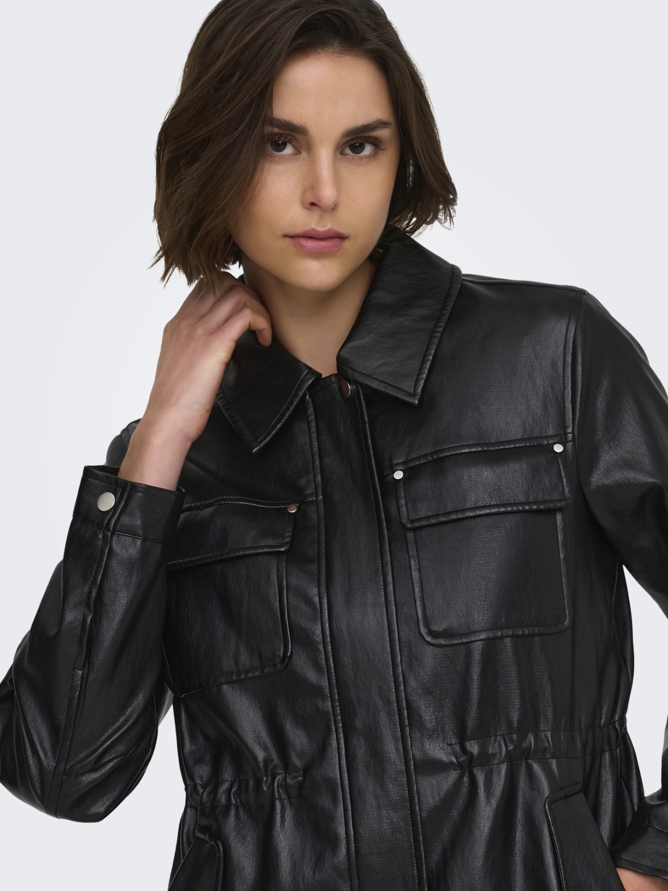 Parka com Cintura Ajust�vel