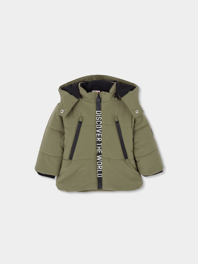 Parka Acolchoada com Capuz