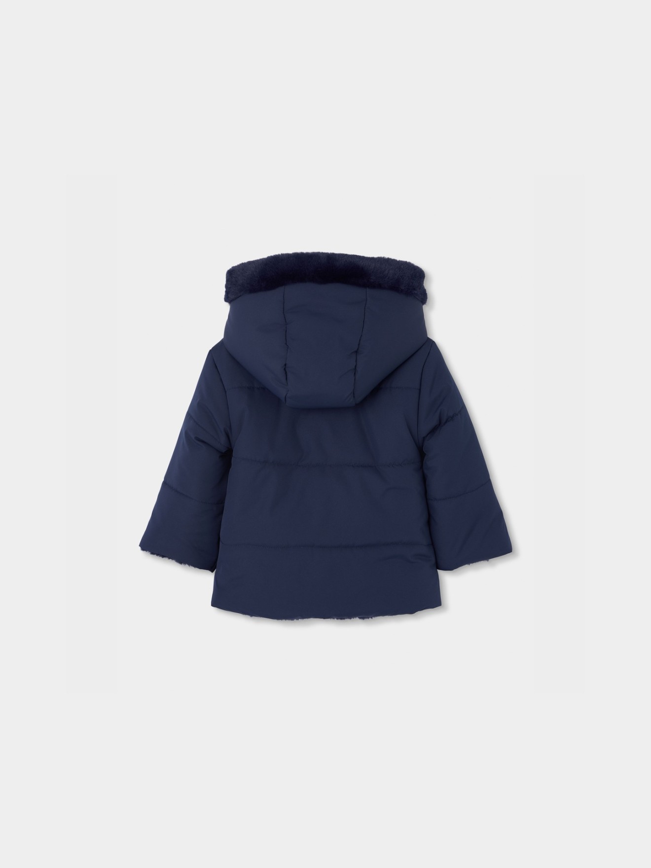 Parka Reversível com Capuz