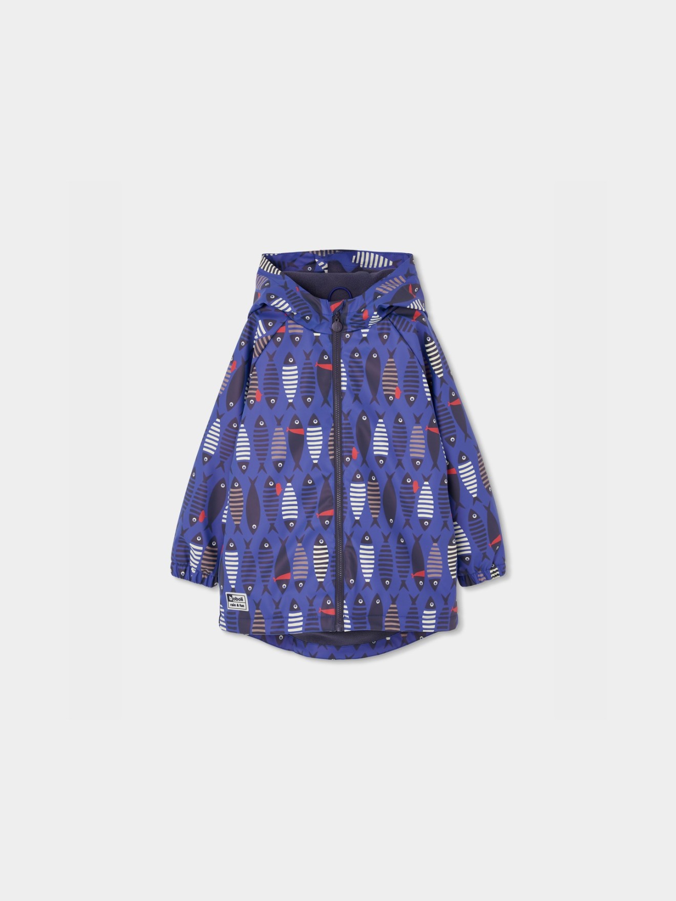 Gabardina Estampada com Capuz