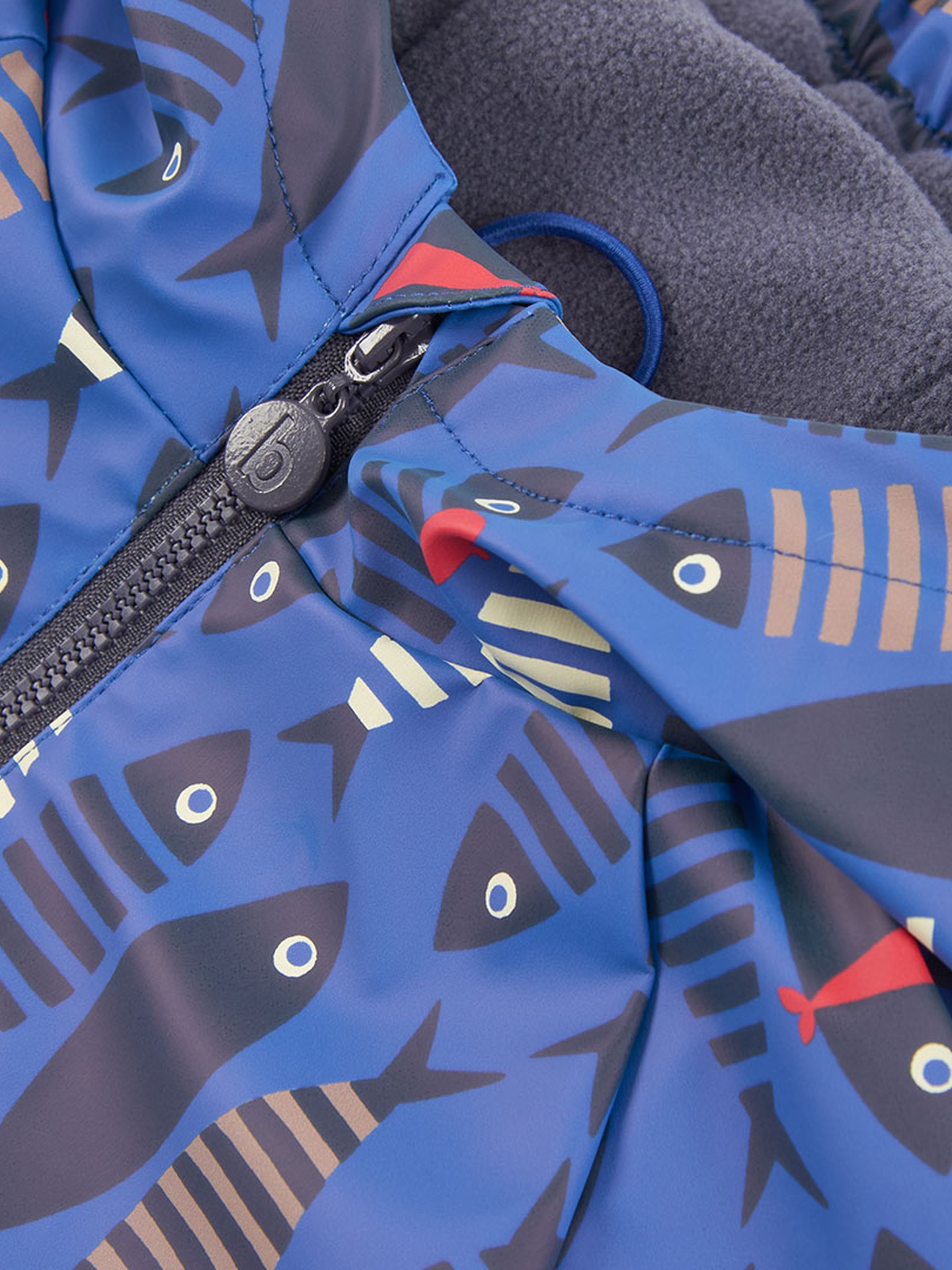 Gabardina Estampada com Capuz