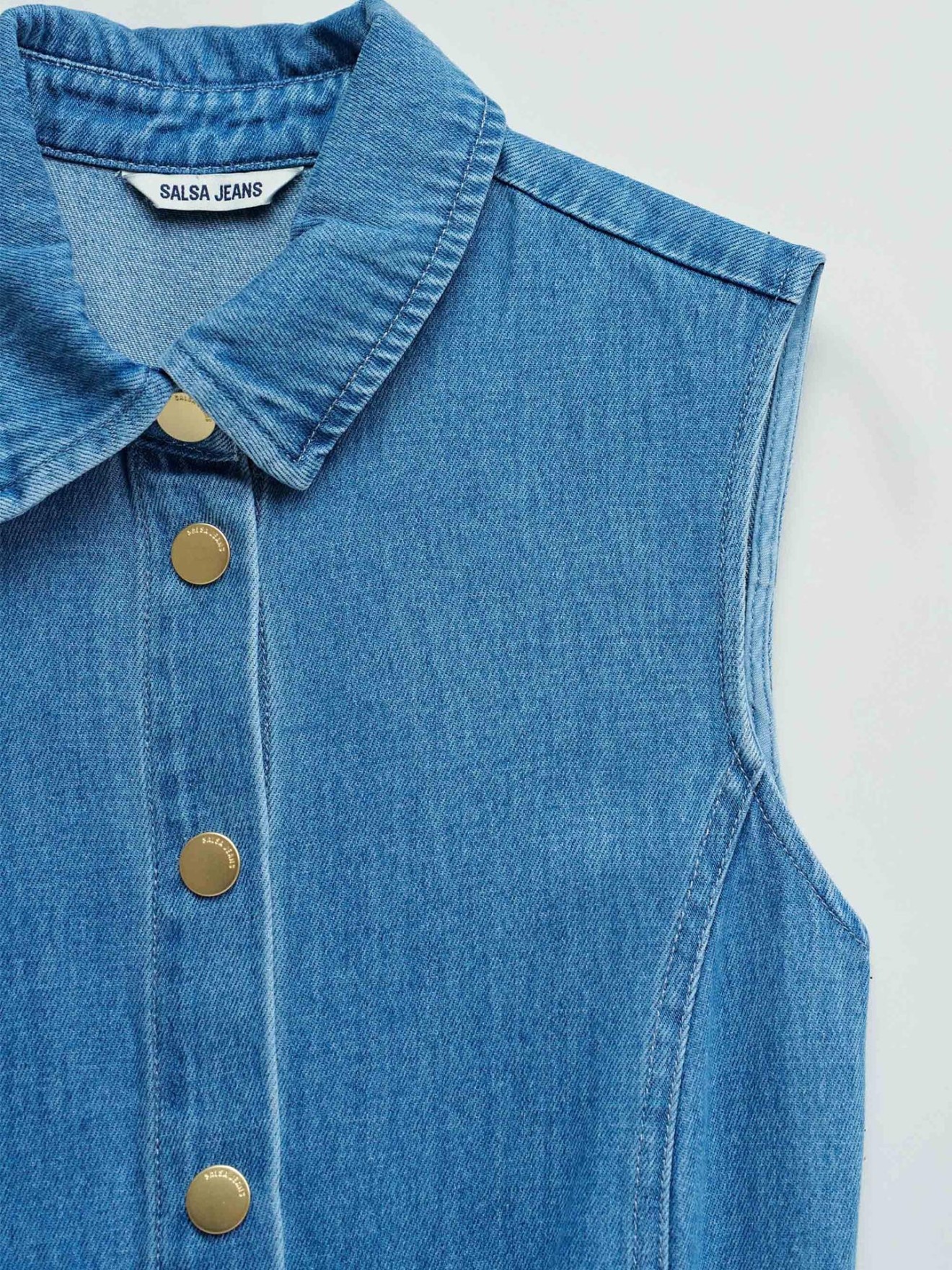 Vestido Midi em Lightdenim