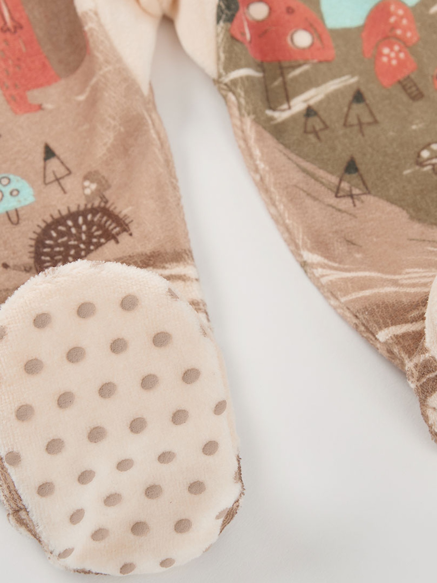 Fato de Bebé Estampado com Pés