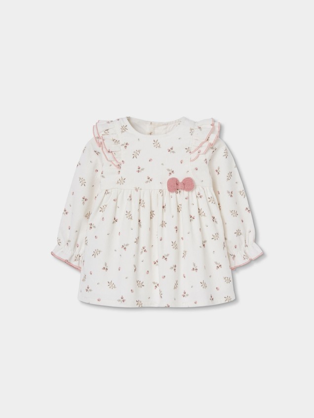 Vestido de Beb� com Padr�o Floral