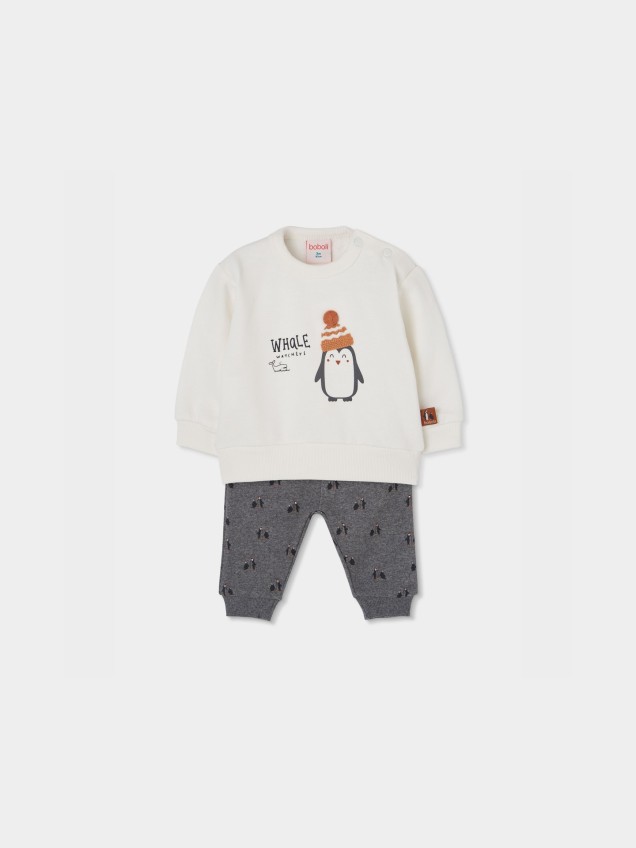 Conjunto de Camisola e Cal�as para Beb�
