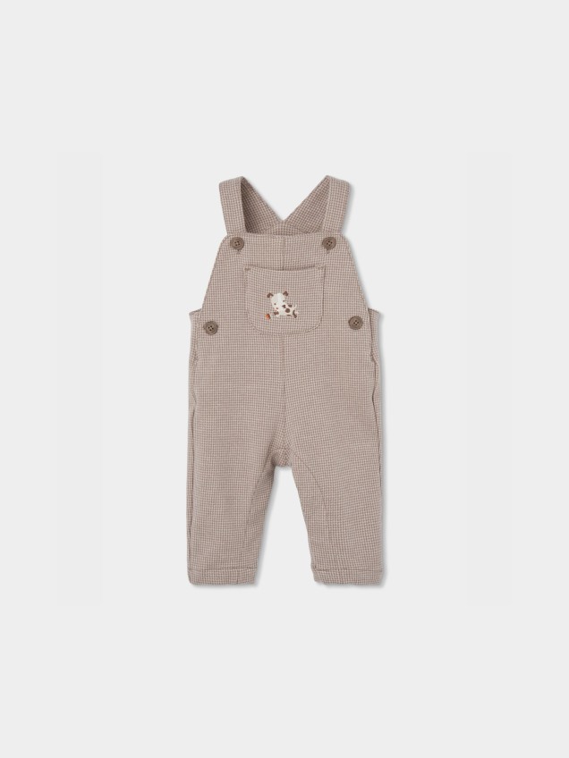 Conjunto de Jardineiras e Body