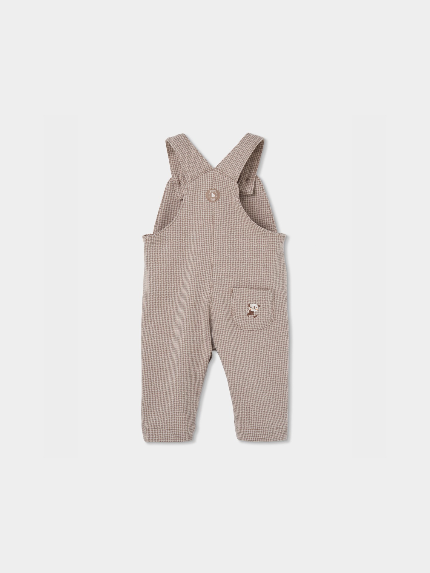 Conjunto de Jardineiras e Body