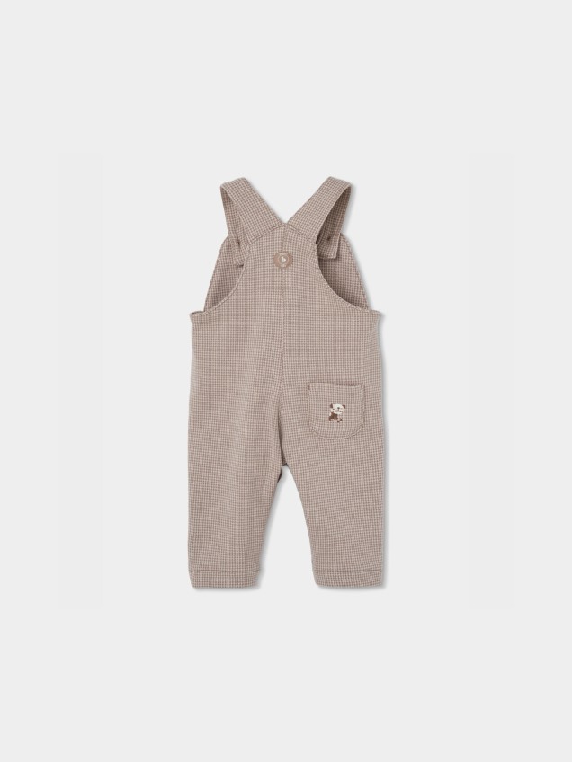 Conjunto de Jardineiras e Body